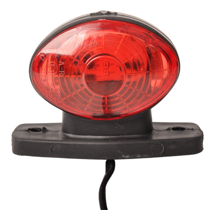 Cantonal Begrenzungsleuchte halbrund LED links/rechts 12 Volt