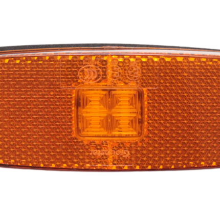 Cantonal Begrenzungsleuchte LED - 110x43 mm - 10-30V - orange/gelb - Anschluss mit losem Kabel