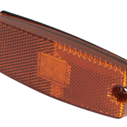 Cantonal Begrenzungsleuchte LED - 110x43 mm - 10-30V - orange/gelb - Anschluss mit losem Kabel