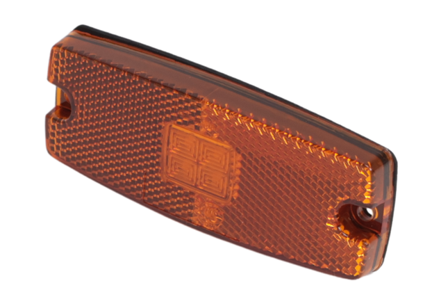 Cantonal Begrenzungsleuchte LED - 110x43 mm - 10-30V - orange/gelb - Anschluss mit losem Kabel