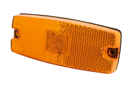 Cantonal Begrenzungsleuchte LED - 110x43 mm - orange/gelb - Anschluss mit losem Kabel