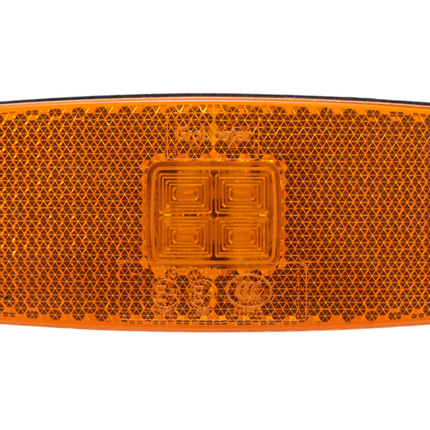 Cantonal Begrenzungsleuchte LED - 110x43 mm - orange/gelb - Anschluss mit losem Kabel