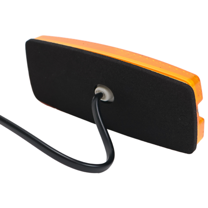 Cantonal Begrenzungsleuchte LED - 110x43 mm - orange/gelb - Anschluss mit losem Kabel