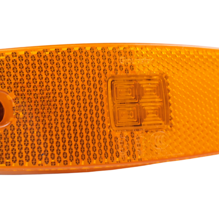 Cantonal Begrenzungsleuchte LED - 110x43 mm - orange/gelb - Anschluss mit losem Kabel