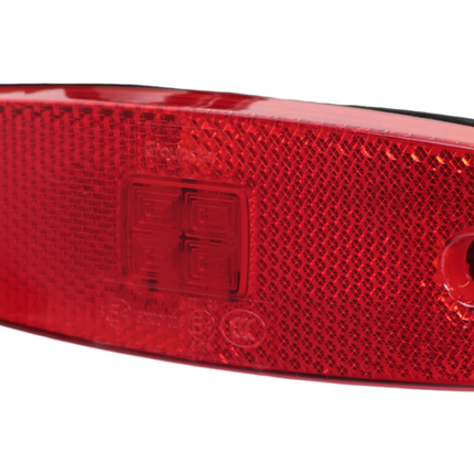 Cantonal Begrenzungsleuchte LED - 110x43 mm - rot - Anschluss mit losem Kabel