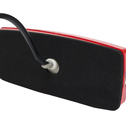 Cantonal Begrenzungsleuchte LED - 110x43 mm - rot - Anschluss mit losem Kabel