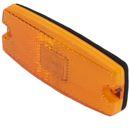Cantonal Begrenzungsleuchte LED - 110x44 mm - orange/gelb - Anschluss mit losem Kabel