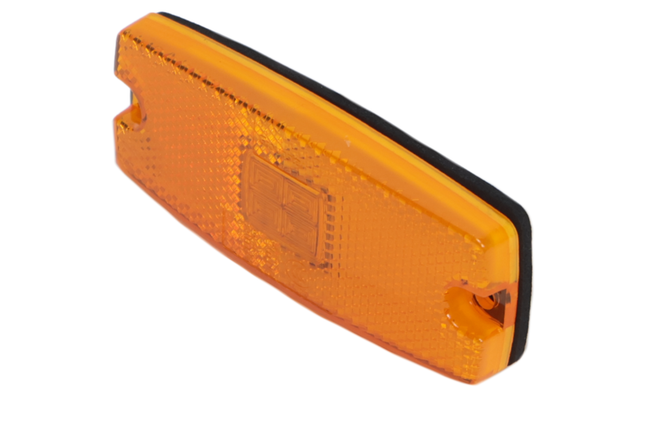 Cantonal Begrenzungsleuchte LED - 110x44 mm - orange/gelb - Anschluss mit losem Kabel