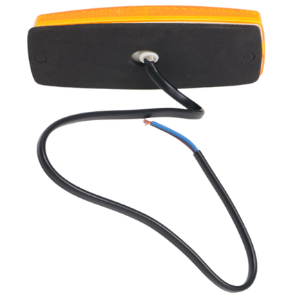 Cantonal Begrenzungsleuchte LED - 110x44 mm - orange/gelb - Anschluss mit losem Kabel