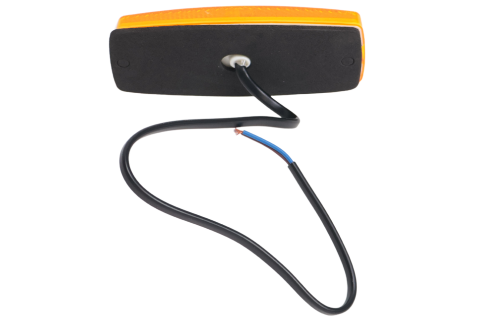 Cantonal Begrenzungsleuchte LED - 110x44 mm - orange/gelb - Anschluss mit losem Kabel