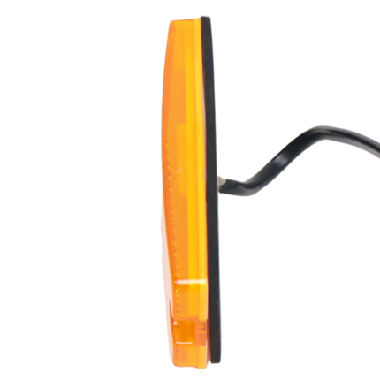 Cantonal Begrenzungsleuchte LED - 110x44 mm - orange/gelb - Anschluss mit losem Kabel