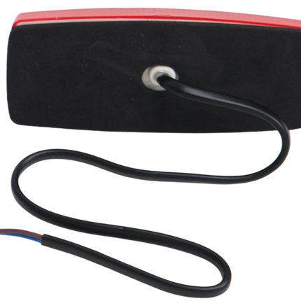 Cantonal Begrenzungsleuchte LED - 110x44 mm - rot - Anschluss mit losem Kabel