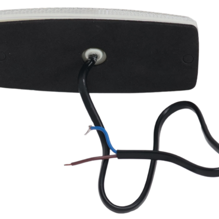 Cantonal Begrenzungsleuchte LED - 110x44 mm - weiß - Anschluss mit losem Kabel