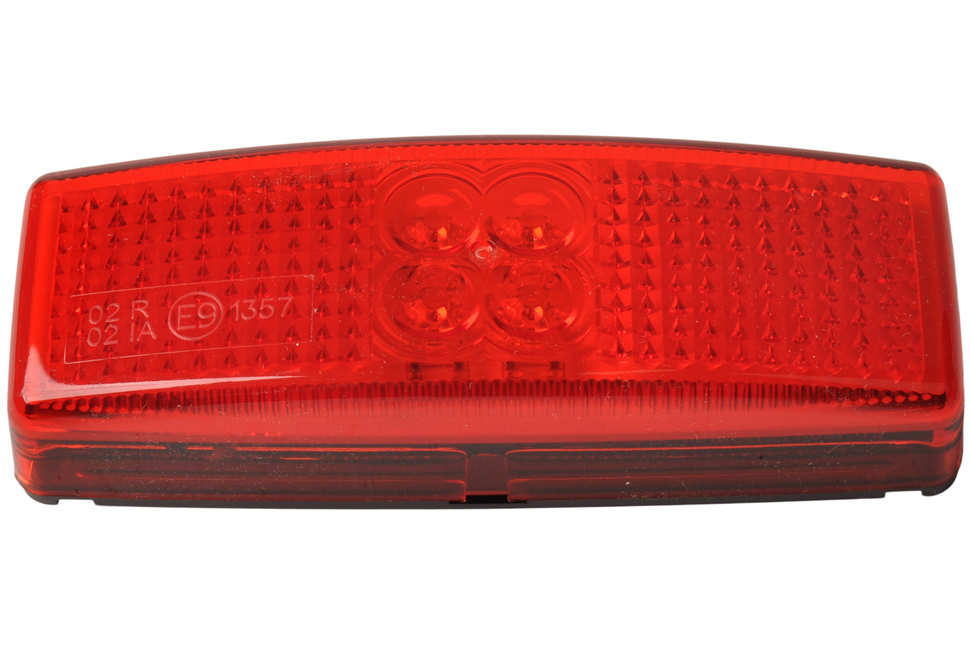 Cantonal Begrenzungsleuchte rot LED 110x40 mm
