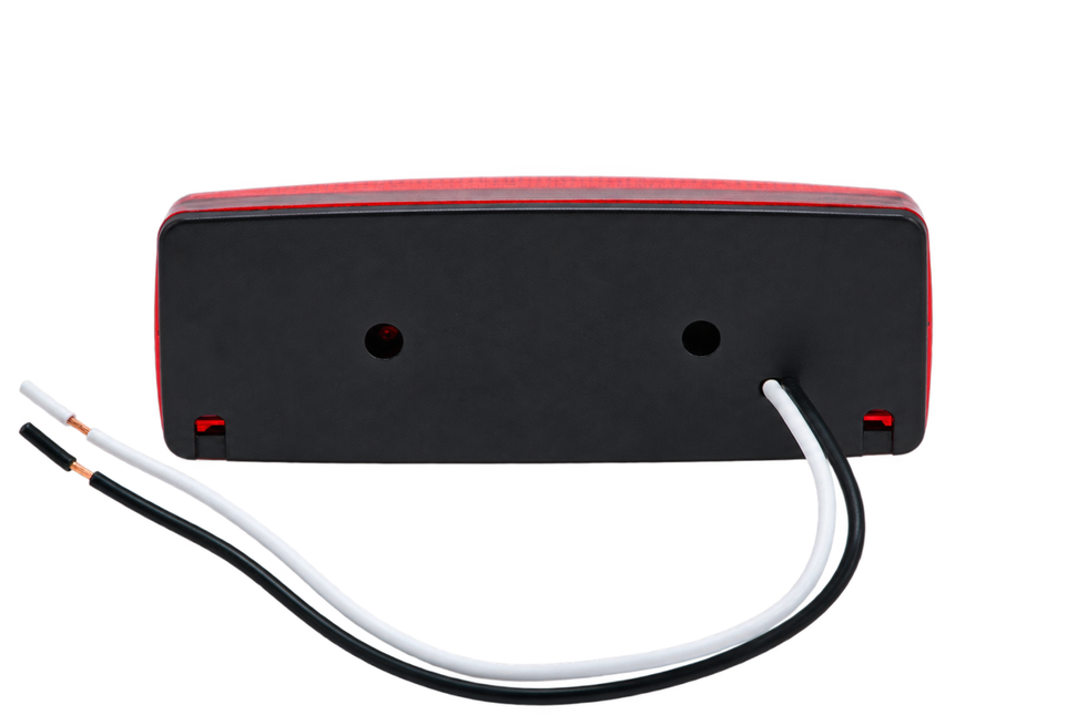 Cantonal Begrenzungsleuchte rot LED 112x40 mm