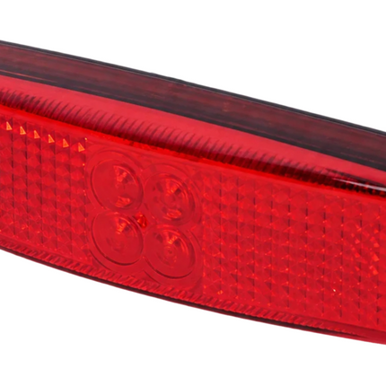 Cantonal Begrenzungsleuchte rot LED 112x40 mm