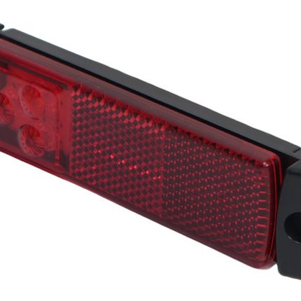 Cantonal Begrenzungsleuchte rot LED 12/24V 130x32 mm