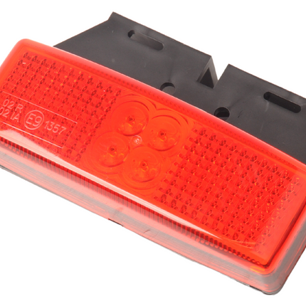 Cantonal Begrenzungsleuchte rot LED mit Halter