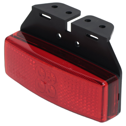 Cantonal Begrenzungsleuchte rot LED mit Halter