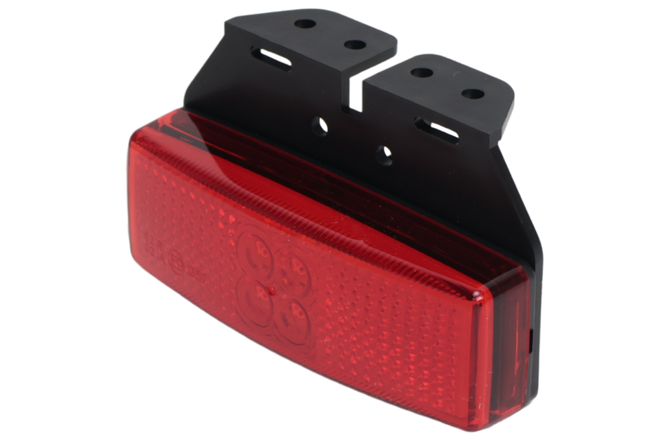 Cantonal Begrenzungsleuchte rot LED mit Halter