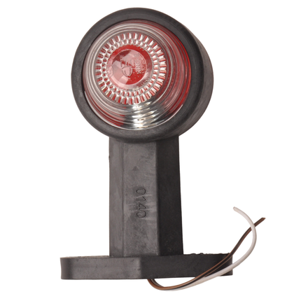 Cantonal Begrenzungsleuchte rot/weiß 120 mm gerade
