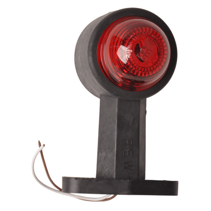 Cantonal Begrenzungsleuchte rot/weiß 120 mm gerade