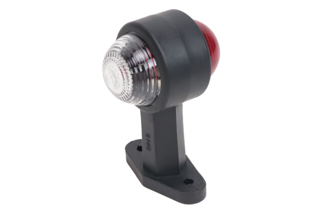 Cantonal Begrenzungsleuchte rot/weiß 120 mm gerade