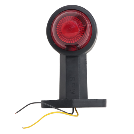 Cantonal Begrenzungsleuchte rot/weiß 120 mm gerade