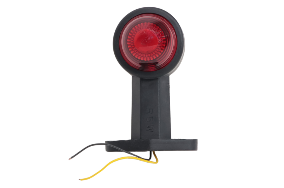 Cantonal Begrenzungsleuchte rot/weiß 120 mm gerade