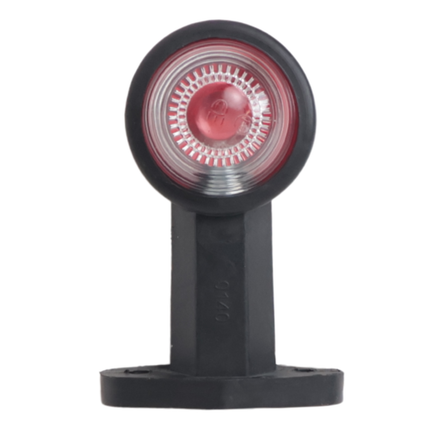 Cantonal Begrenzungsleuchte rot/weiß 120 mm gerade