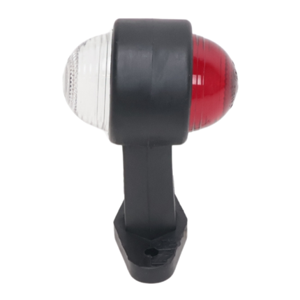 Cantonal Begrenzungsleuchte rot/weiß 120 mm gerade