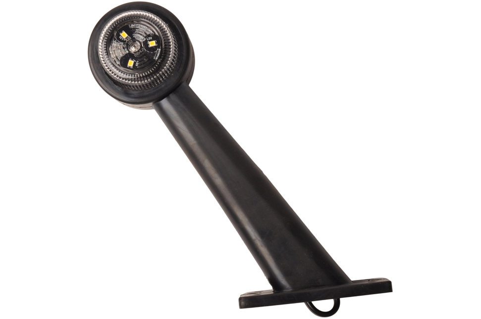 Cantonal Begrenzungsleuchte rot/weiß - 45 Grad - LED - 12/24 Volt