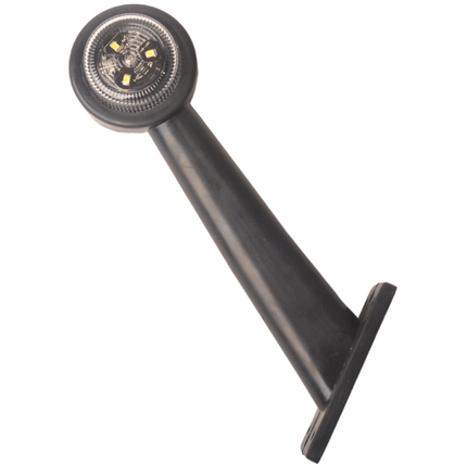 Cantonal Begrenzungsleuchte rot/weiß - 45 Grad - LED - 12/24 Volt