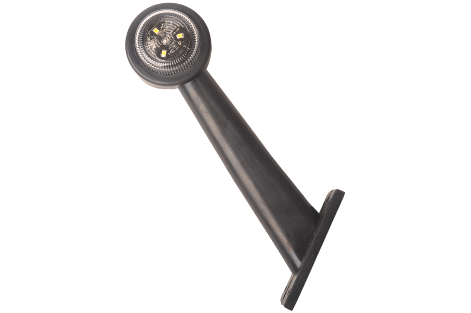 Cantonal Begrenzungsleuchte rot/weiß - 45 Grad - LED - 12/24 Volt