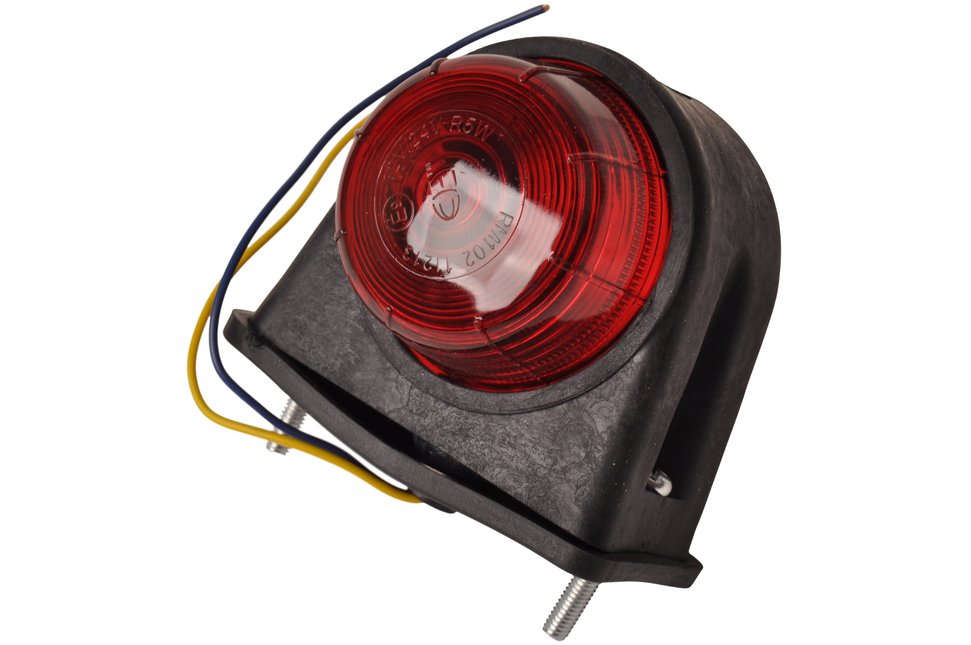 Cantonal Begrenzungsleuchte rot/weiß 87x70x85 mm