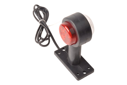 Cantonal Begrenzungsleuchte rot/weiß LED 12-24v