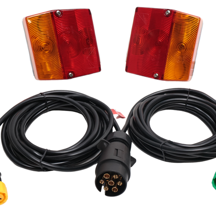 Cantonal Beleuchtungsset - Aspöck Minipoint - 4 Meter Hauptkabel - 7-polig - Plug & Play