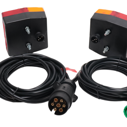 Cantonal Beleuchtungsset - Aspöck Minipoint - 4 Meter Hauptkabel - 7-polig - Plug & Play