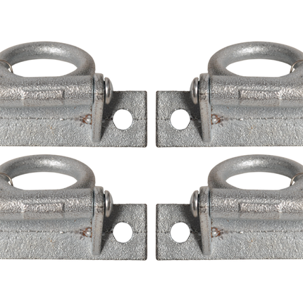 Cantonal Bodenring mit Feder 90x23 mm - Set von 4 Stück