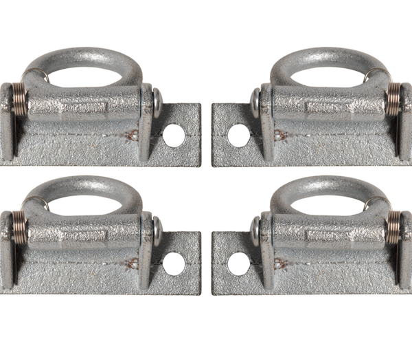 Bodenring mit Feder 90x23 mm - Set von 4 Stück