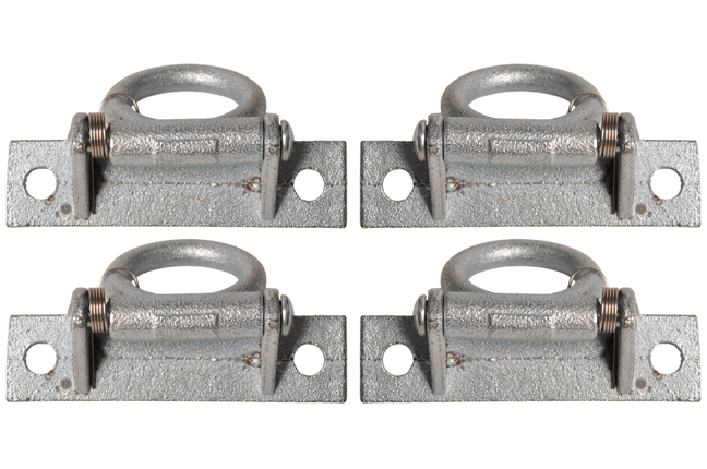 Cantonal Bodenring mit Feder 90x23 mm - Set von 4 Stück