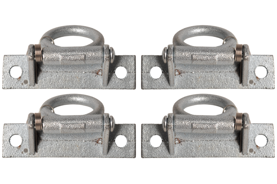 Cantonal Bodenring mit Feder 90x23 mm - Set von 4 Stück