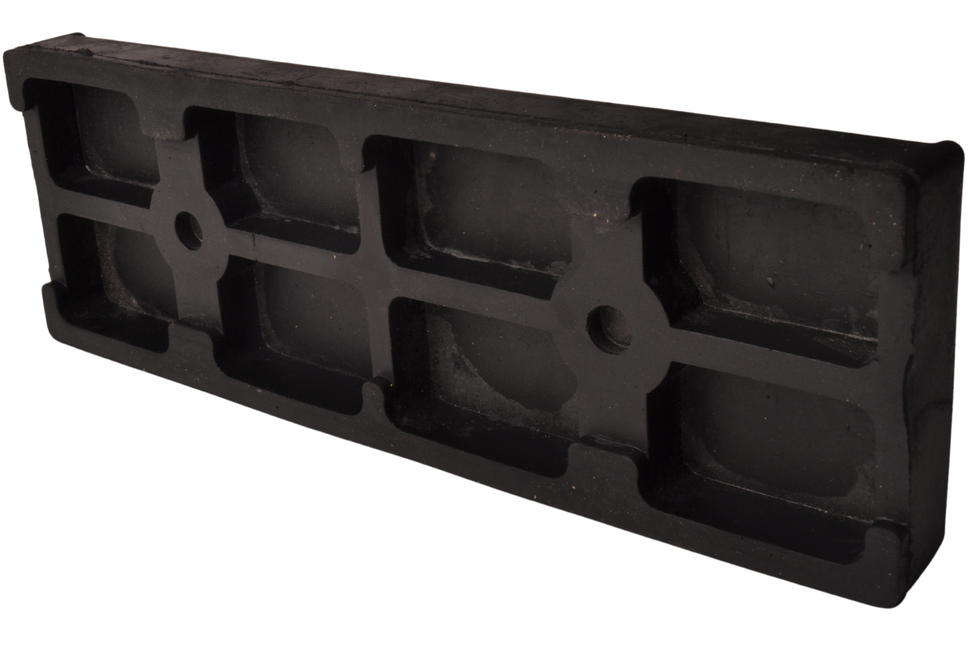 Cantonal Bootsauflage 296x100x32 mm - schwarz