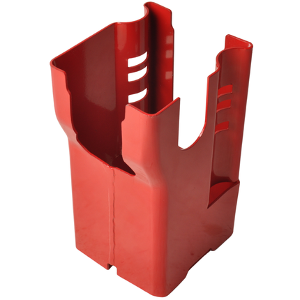 Cantonal Deichsel Kastenschloss Cantonal - rot - Stahl - Inkl. Edelstahl Diskusschloss mit 2 Schlüsseln