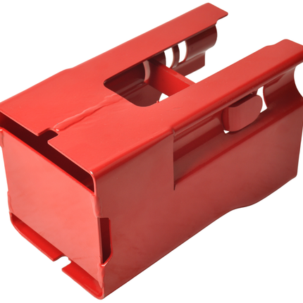 Cantonal Deichsel Kastenschloss Cantonal - rot - Stahl - Inkl. Edelstahl Diskusschloss mit 2 Schlüsseln