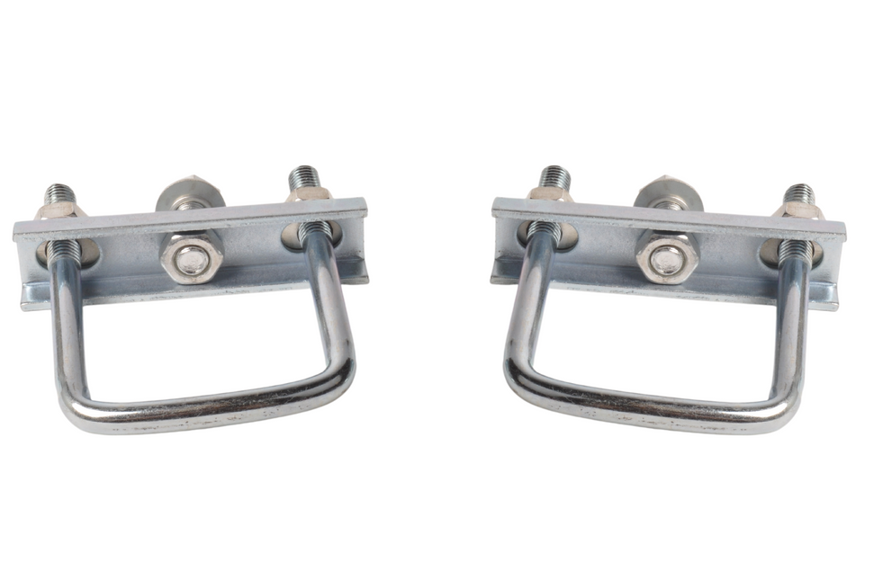 Cantonal Deichselklemmen für Stützradklemme Vierkant (48 mm) für Rohr 60 mm ( 2 Stück)