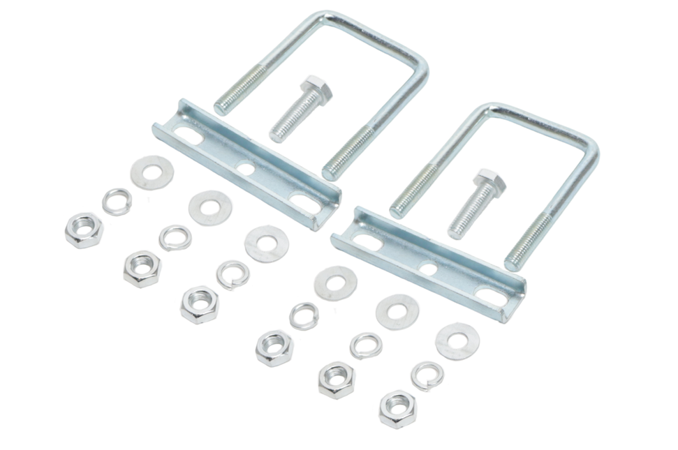 Cantonal Deichselklemmen für Stützradklemme Vierkant (48 mm) für Rohr 60 mm ( 2 Stück)