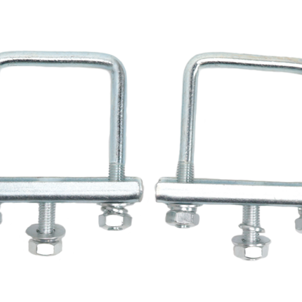 Cantonal Deichselklemmen für Stützradklemme Vierkant (48 mm) für Rohr 60 mm ( 2 Stück)