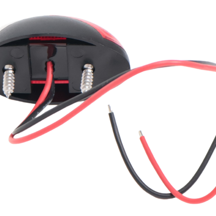 Cantonal Design Begrenzungsleuchte rot/weiße LED auf Halterung
