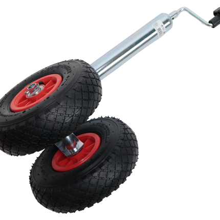 Cantonal Doppelstützrad - 48 mm - Tragfähigkeit: 180 kg - Luftreifen